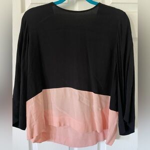 Cute Color Block Blouse